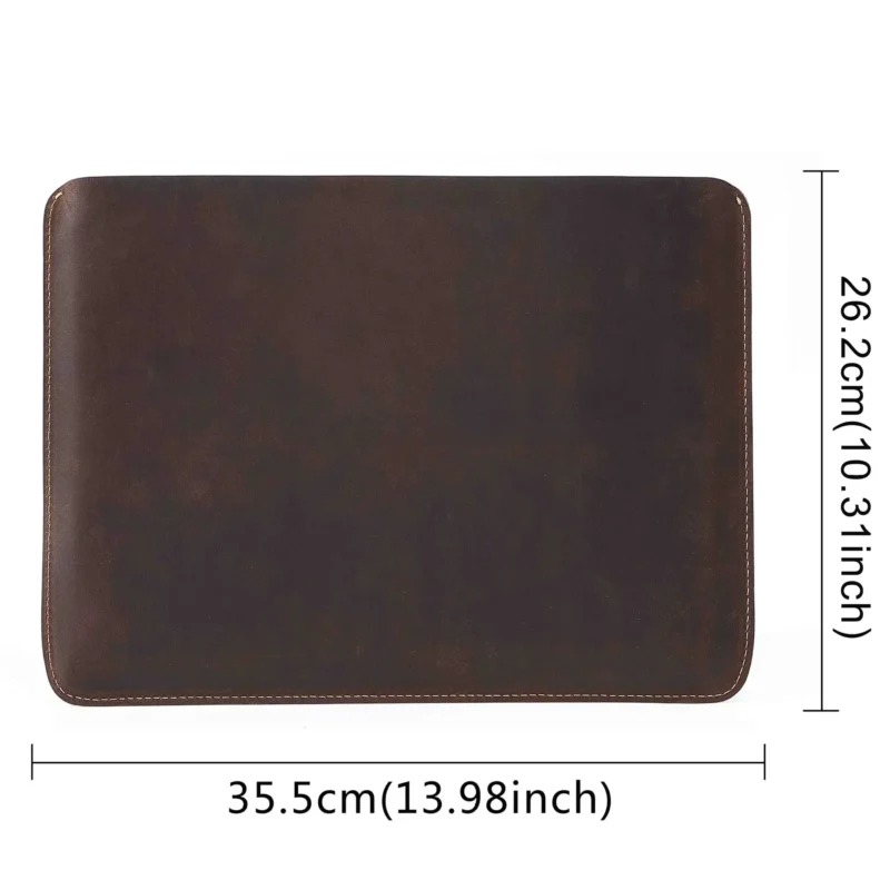 Premium Cowhide Leather Business Briefcase with Laptop Protection - Professional Document Carrier - Image 8