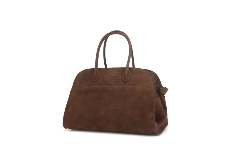 Genuine Cowhide Leather Tote with Suede Interior - Large Capacity Professional Work Bag for Women - Image 7
