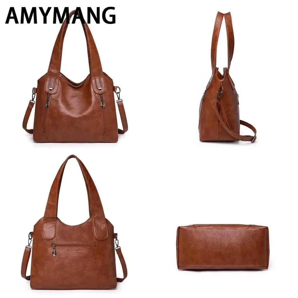 Vegan leather tote bag showing professional design features and durability elements