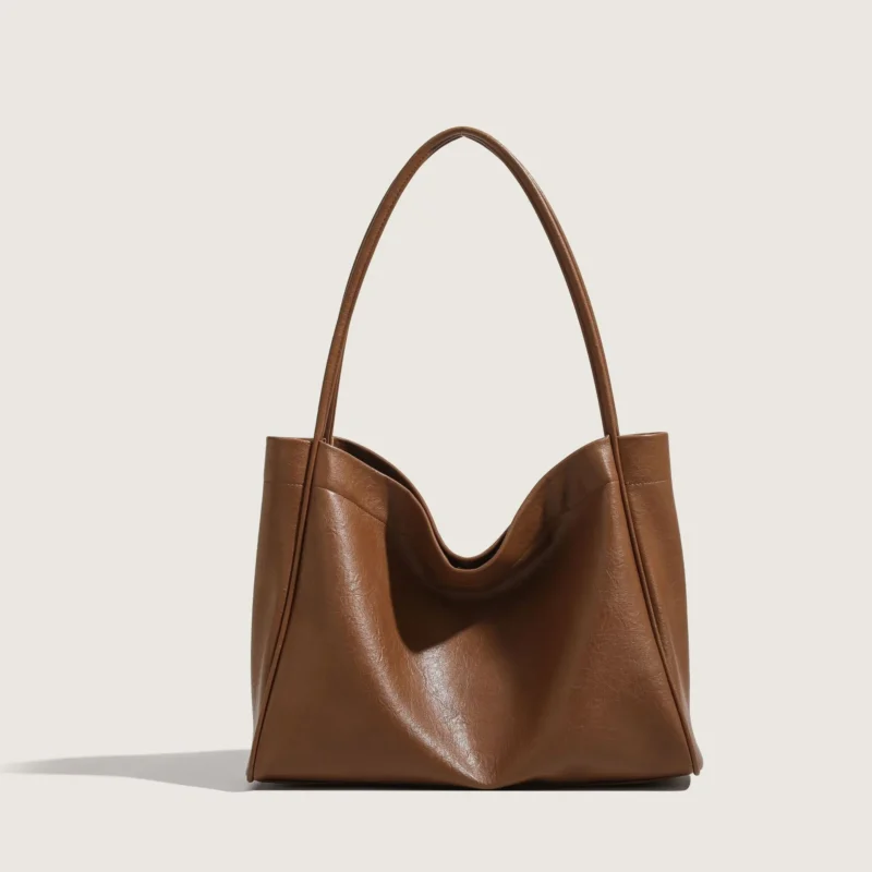 Vegan Leather Work Tote with Laptop Compartment - Professional Women's Commuter Bag - Image 9
