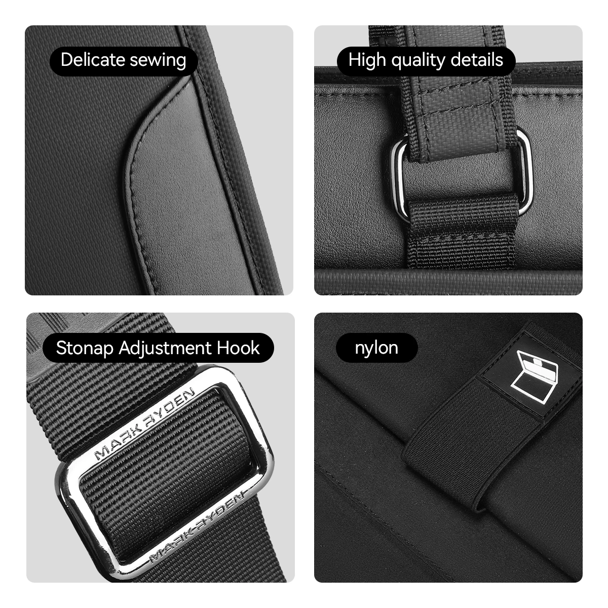 Business professional carrying leather messenger briefcase for elevated workplace style