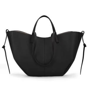 Faux Leather Work Tote Bag with Large Capacity for Women - Professional Shoulder Handbag