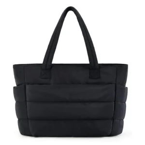 Premium Canvas Tote Bag with Laptop Compartment for Women - Professional Work and Commuter Carryall