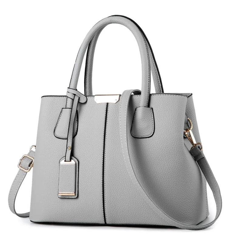 Premium Vegan Leather Work Tote Bag with Multi-Compartment Organization for Women - Professional Daily Carry - Image 10