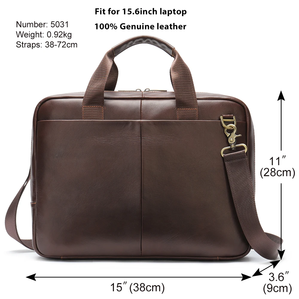 Modern executive briefcase with laptop compartment showing technology adaptations