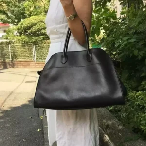 Premium Full Grain Leather Tote Bag for Women - Professional Everyday Carry with Large Capacity
