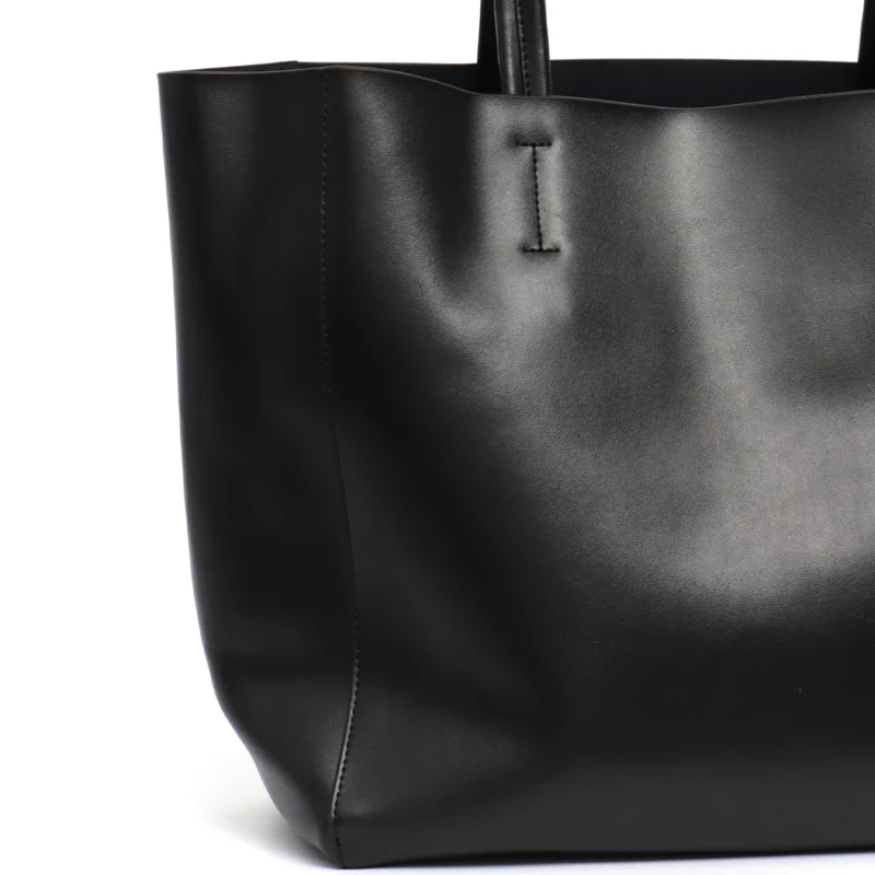 Full Grain Leather Work Tote with Laptop Compartment for Women - Professional Daily Commuter Bag - Image 2