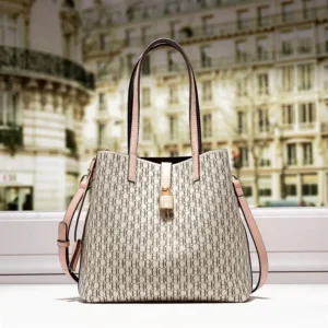 Faux Leather Crossbody Work Tote with Letter Design for Women - Professional Daily Commuter Bag