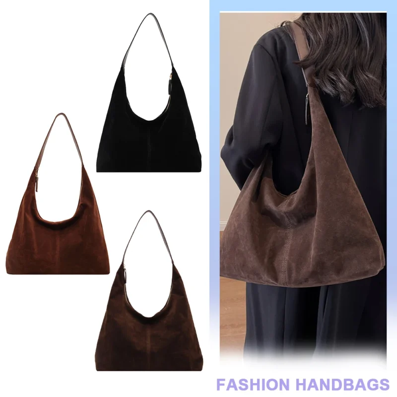PU Leather Work Tote with Zipper - Large Capacity Professional Shoulder Bag for Women - Image 4