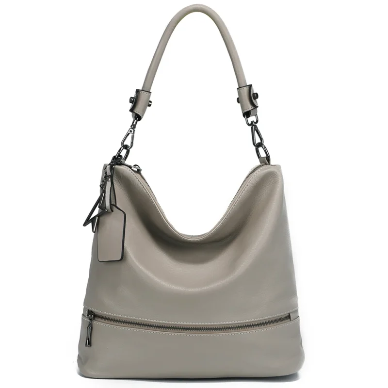 Full Grain Leather Work Tote with Multi-Compartments - Professional Women's Commuter Bag - Image 7