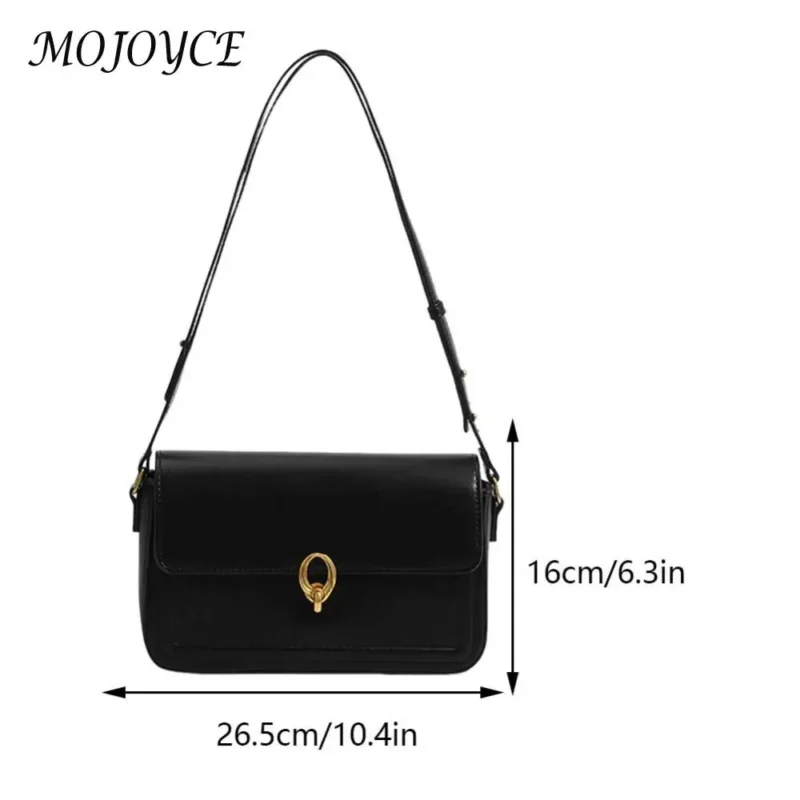 Vegan Leather Work Tote with Gold Hardware - Professional Women's Shoulder Bag - Image 5