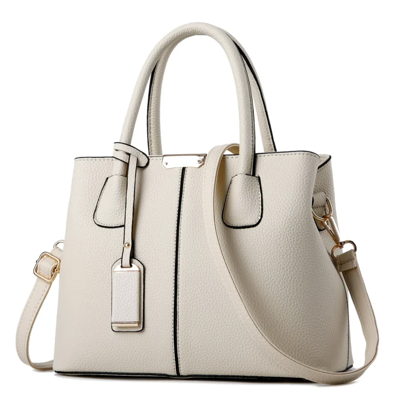 Premium Vegan Leather Work Tote Bag with Multi-Compartment Organization for Women - Professional Daily Carry - Image 8