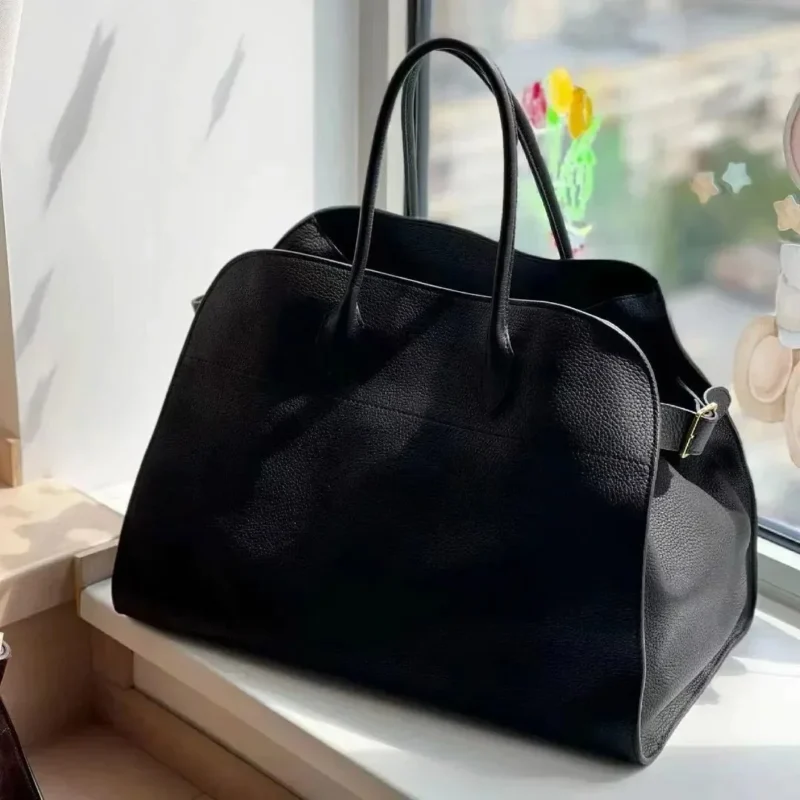 Premium Full Grain Leather Tote Bag for Women - Professional Everyday Carry with Large Capacity - Image 2