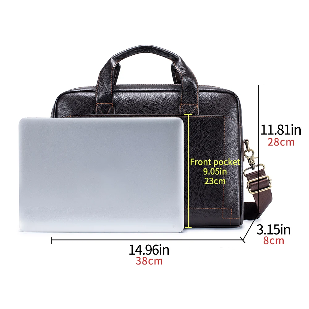 Various briefcase styles for different professional settings