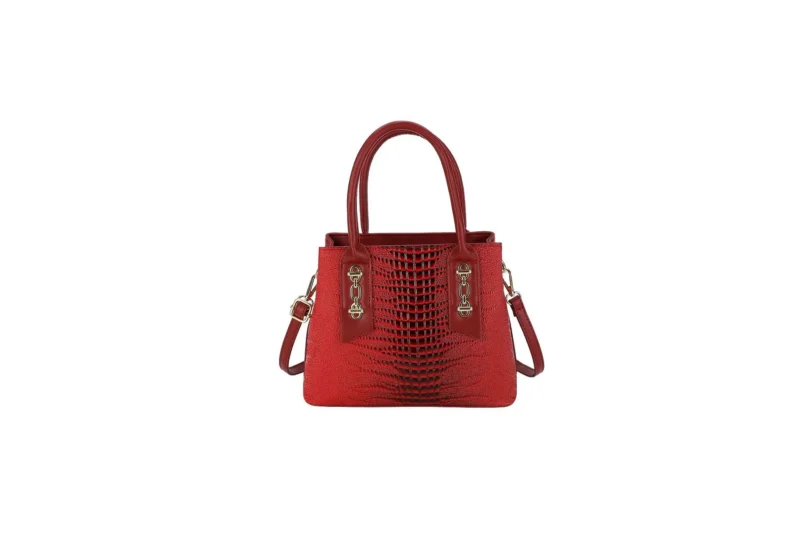 Vegan Leather Convertible Tote Bag with Crossbody Strap - Professional Work Purse for Women - Image 9