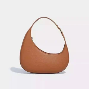 Vegan Leather Crescent Work Tote with Top Handle for Women - Professional Versatile Shoulder Bag