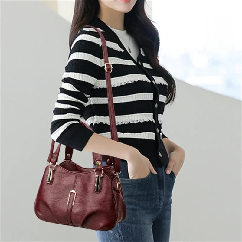 Professional Microfiber Work Tote with Laptop Compartment for Women - Versatile Commuter Bag - Image 2