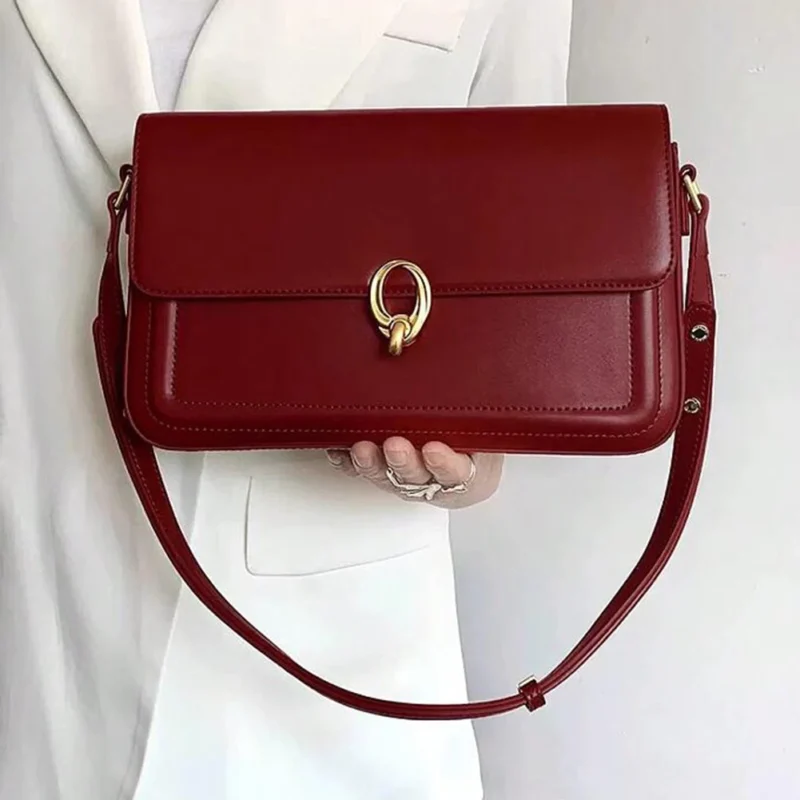 Vegan Leather Work Tote with Gold Hardware - Professional Women's Shoulder Bag - Image 9