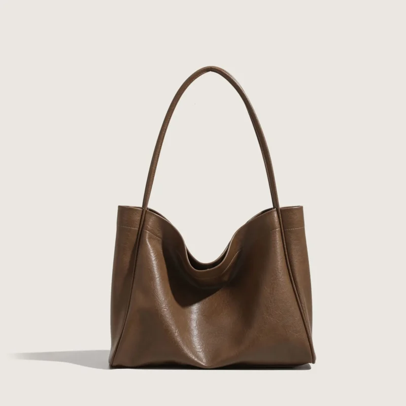 Vegan Leather Work Tote with Laptop Compartment - Professional Women's Commuter Bag - Image 8