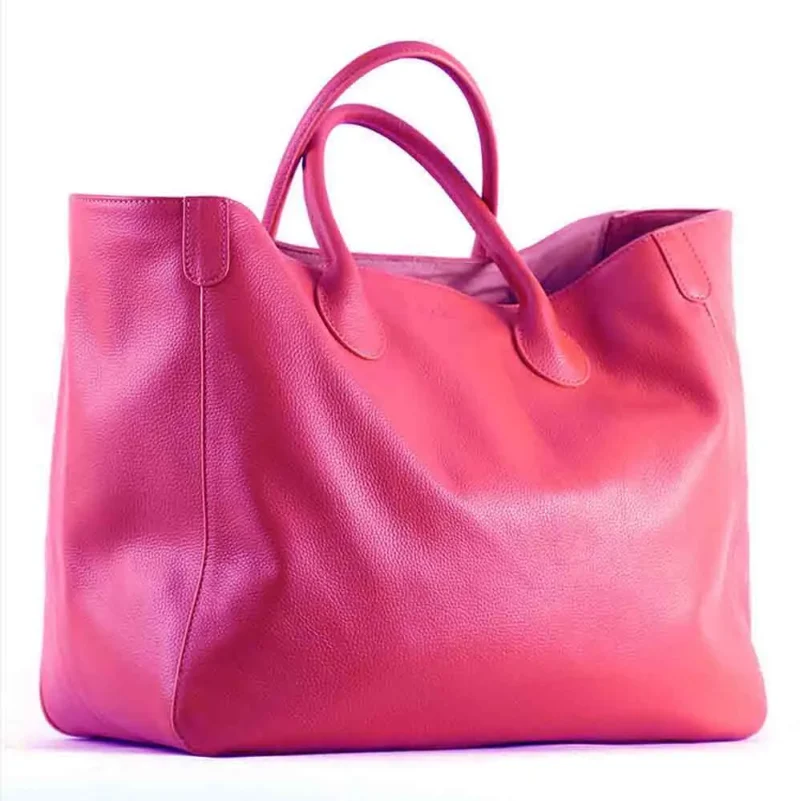 Full Grain Leather Oversized Tote Bag with Organizer Pockets for Professional Women - Daily Commuter & Travel Carryall - Image 10