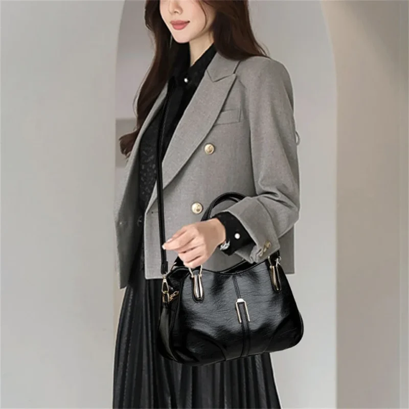 Professional Microfiber Work Tote with Laptop Compartment for Women - Versatile Commuter Bag - Image 3