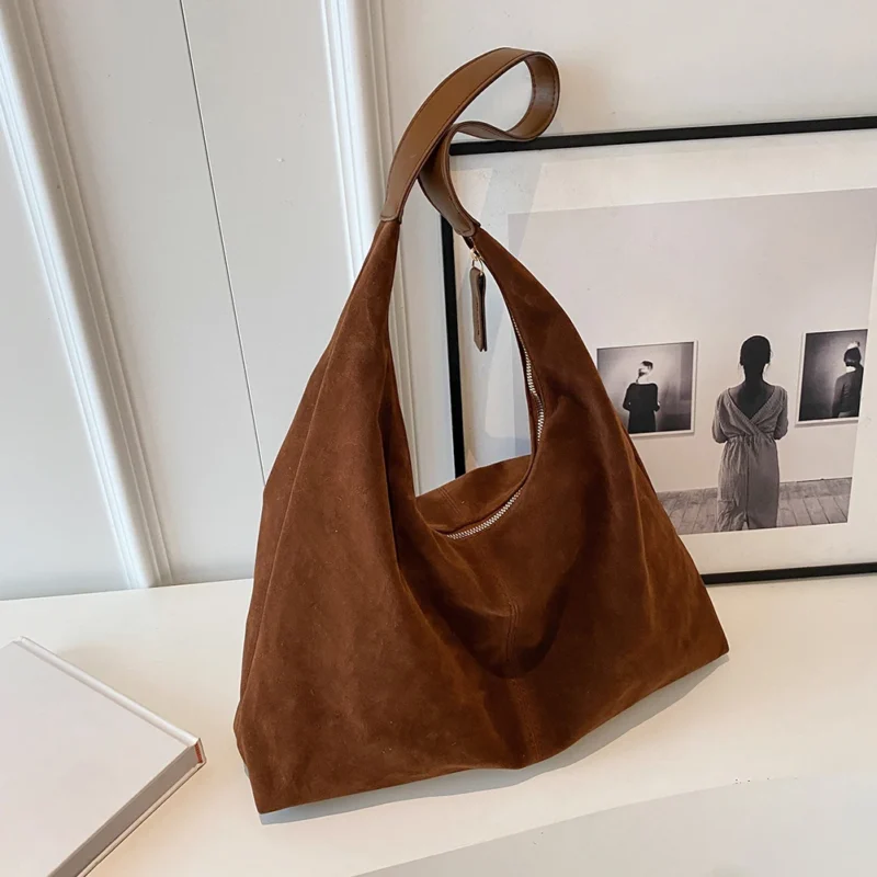 PU Leather Work Tote with Zipper - Large Capacity Professional Shoulder Bag for Women - Image 8