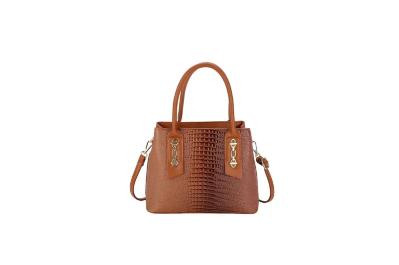 Vegan Leather Convertible Tote Bag with Crossbody Strap - Professional Work Purse for Women - Image 5
