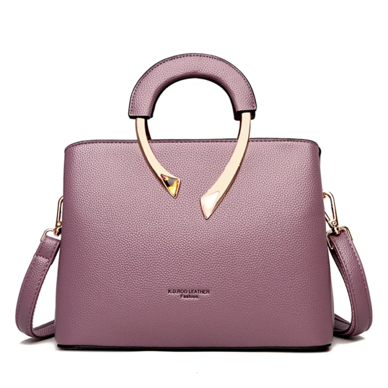 Microfiber Leather Casual Tote Bag with Multiple Compartments for Women - Professional & Versatile - Image 9