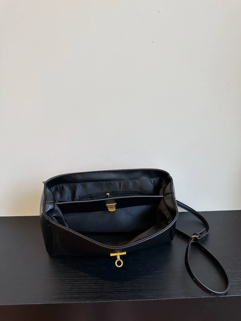 Vegan Leather Work Tote with Large Capacity - Professional Women's Shoulder Bag - Image 5