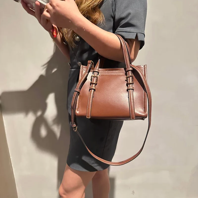 PU Leather Work Tote Bag with Shoulder Strap for Women - Professional Office Handbag - Image 8